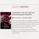 Leserunde "Das Rote Tuch" bei Lovelybooks